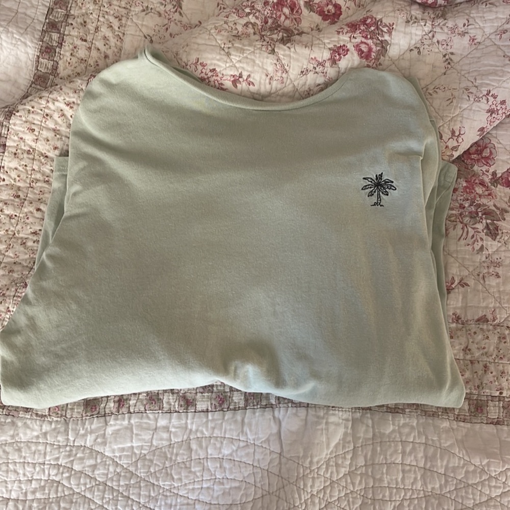 Pacsun Green Long Sleeve Tshirt